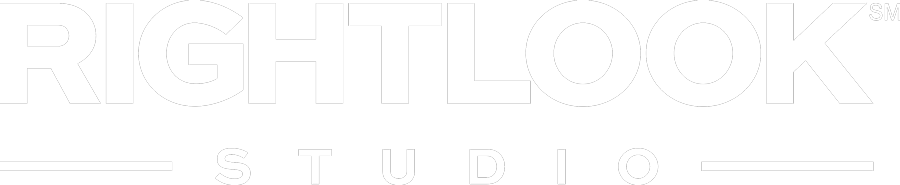 Rightlook Studio SM Logo with White Rightlook Studio SM Logo with White